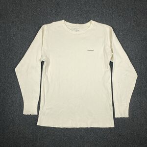 Carhartt Women's Ivory Thermal Knit Long Sleeve Crewneck Shirt Size XL